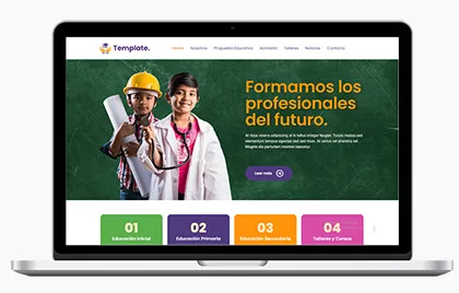 Diseño de Página Web Educación